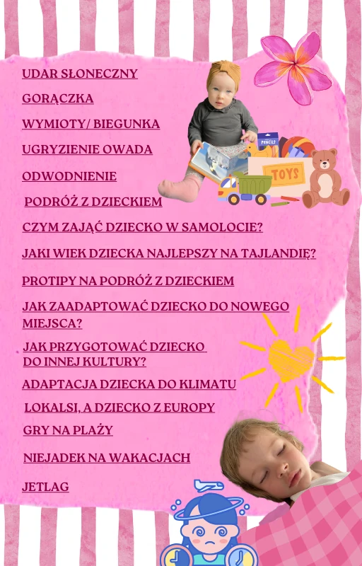 Tajlandia z dzieckiem Dominyka Laurikènaitè